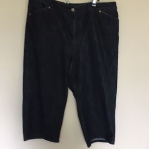 Covington wide leg denim capris size 16